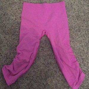 Pink ivivva cropped pants